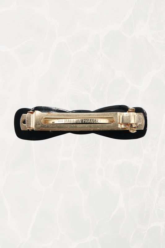 Alexandrine Paris barrette — back view showing Made in France stamp on gold clip