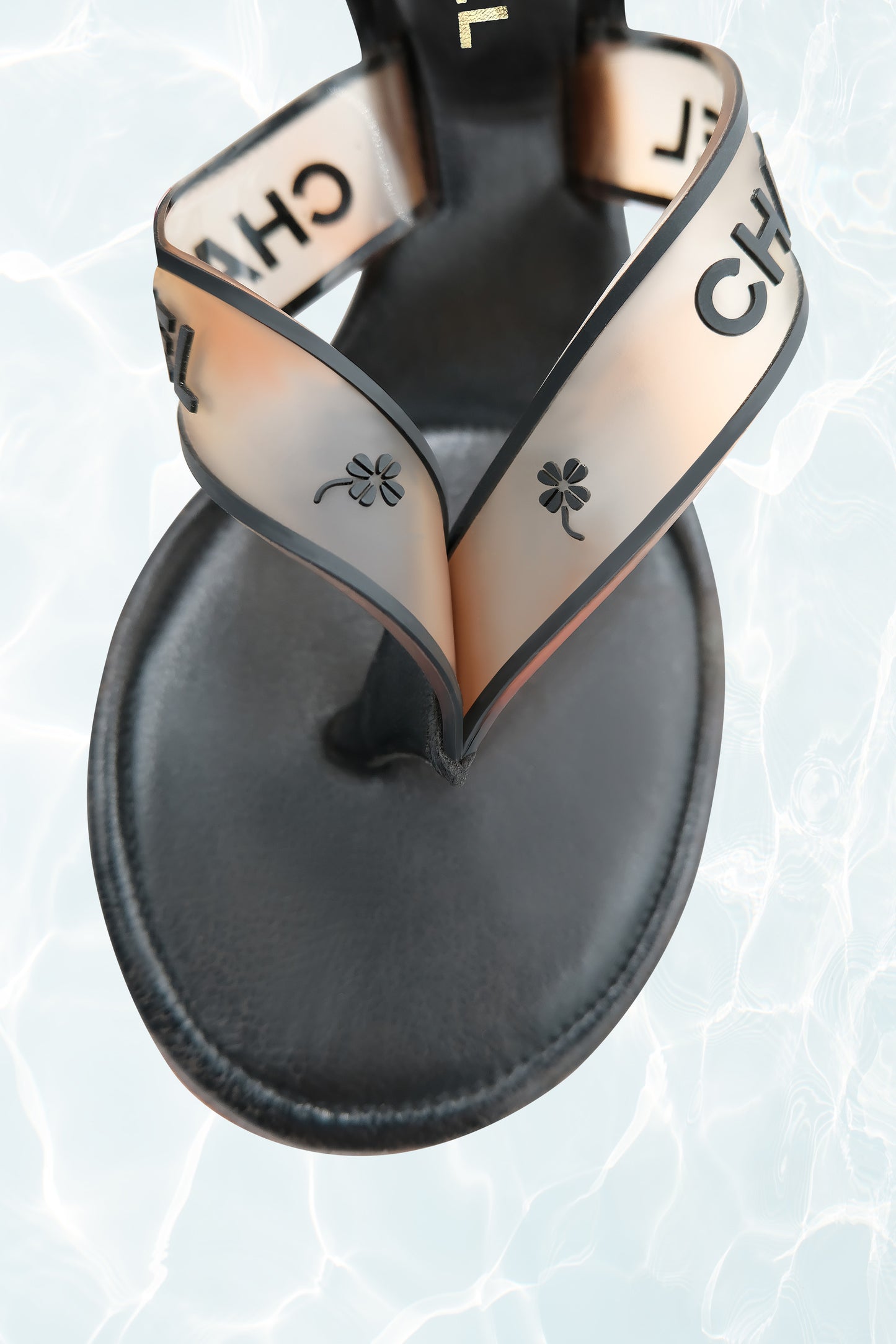 Vintage 2000's Chanel Rubber Thong Sandals