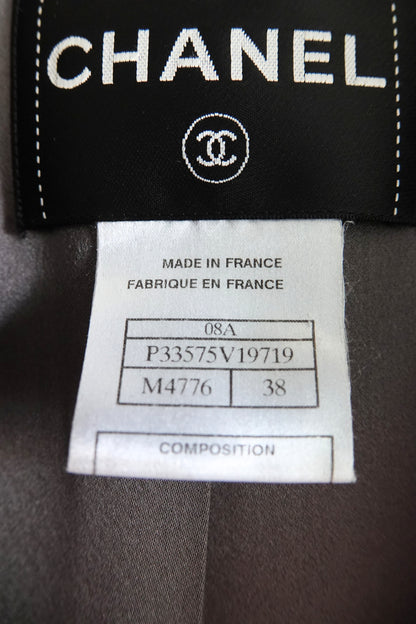 Chanel by Karl Lagerfeld Métiers d'Art Paris-London Fringed Houndstooth Tweed Coat