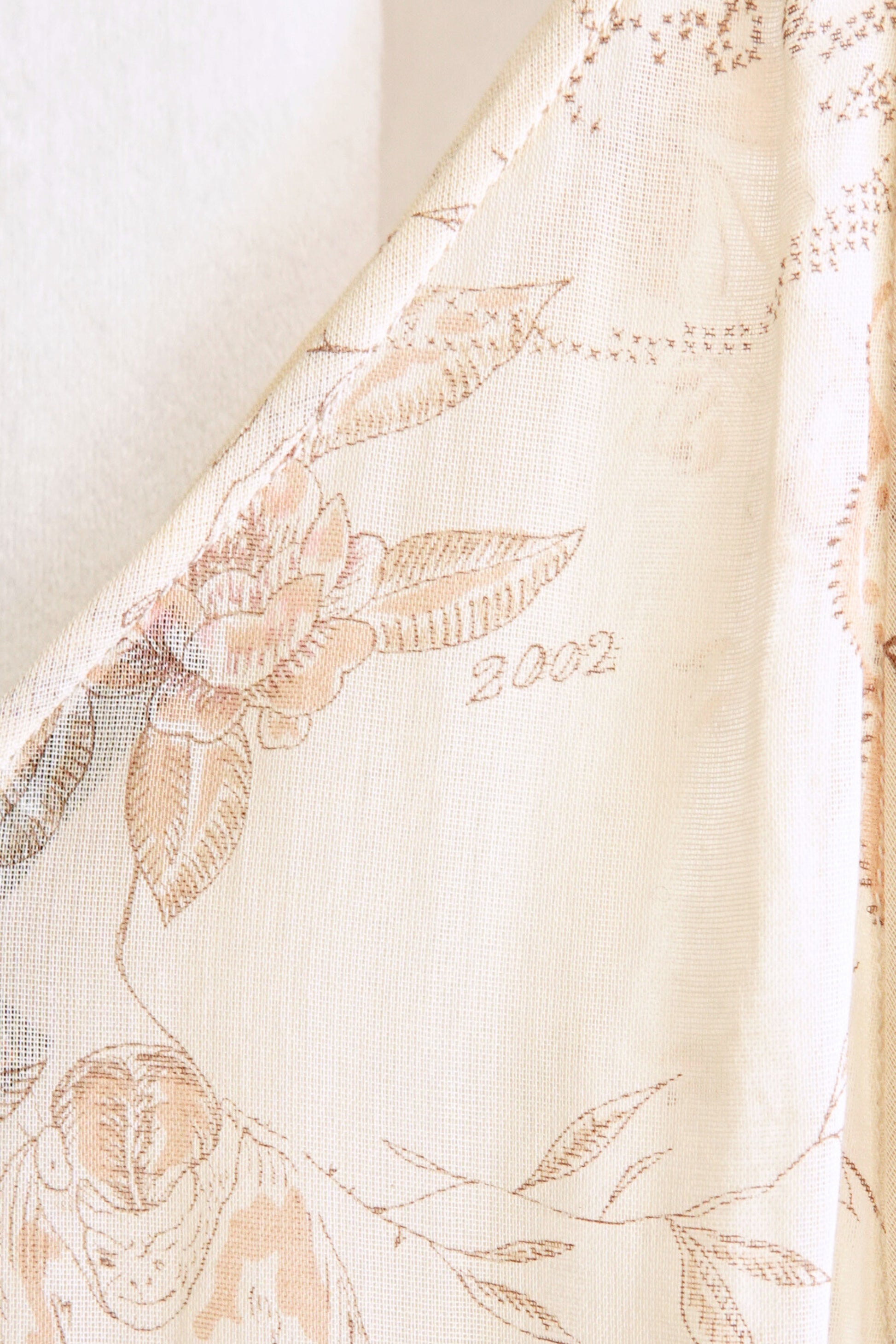 Spring 2002 “Cheeky Monkey” Novelty Print Asymmetrical Cotton Dress