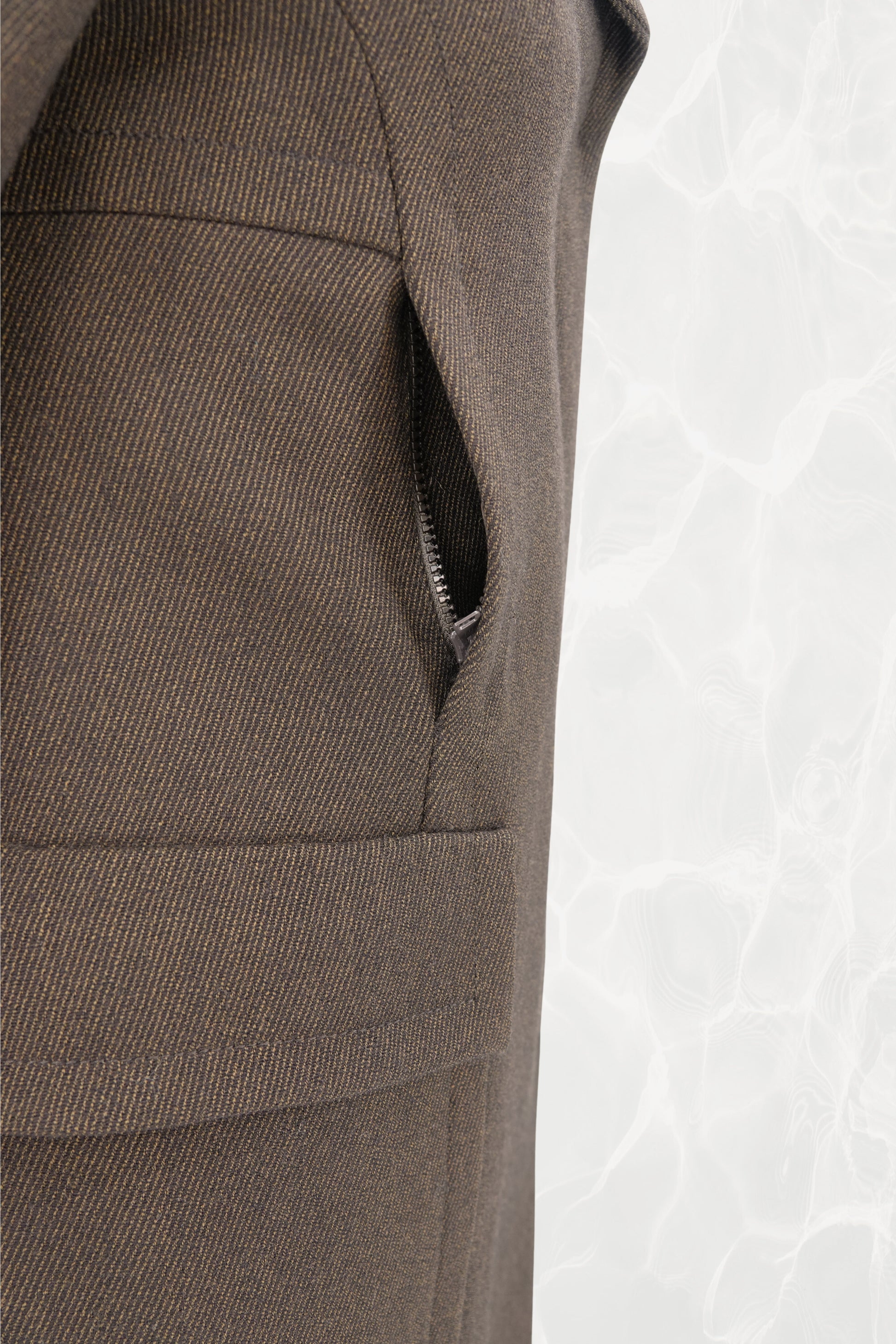 Tom Ford for Gucci FW1996 coat, patch pocket and topstitching detail — Disco Palma