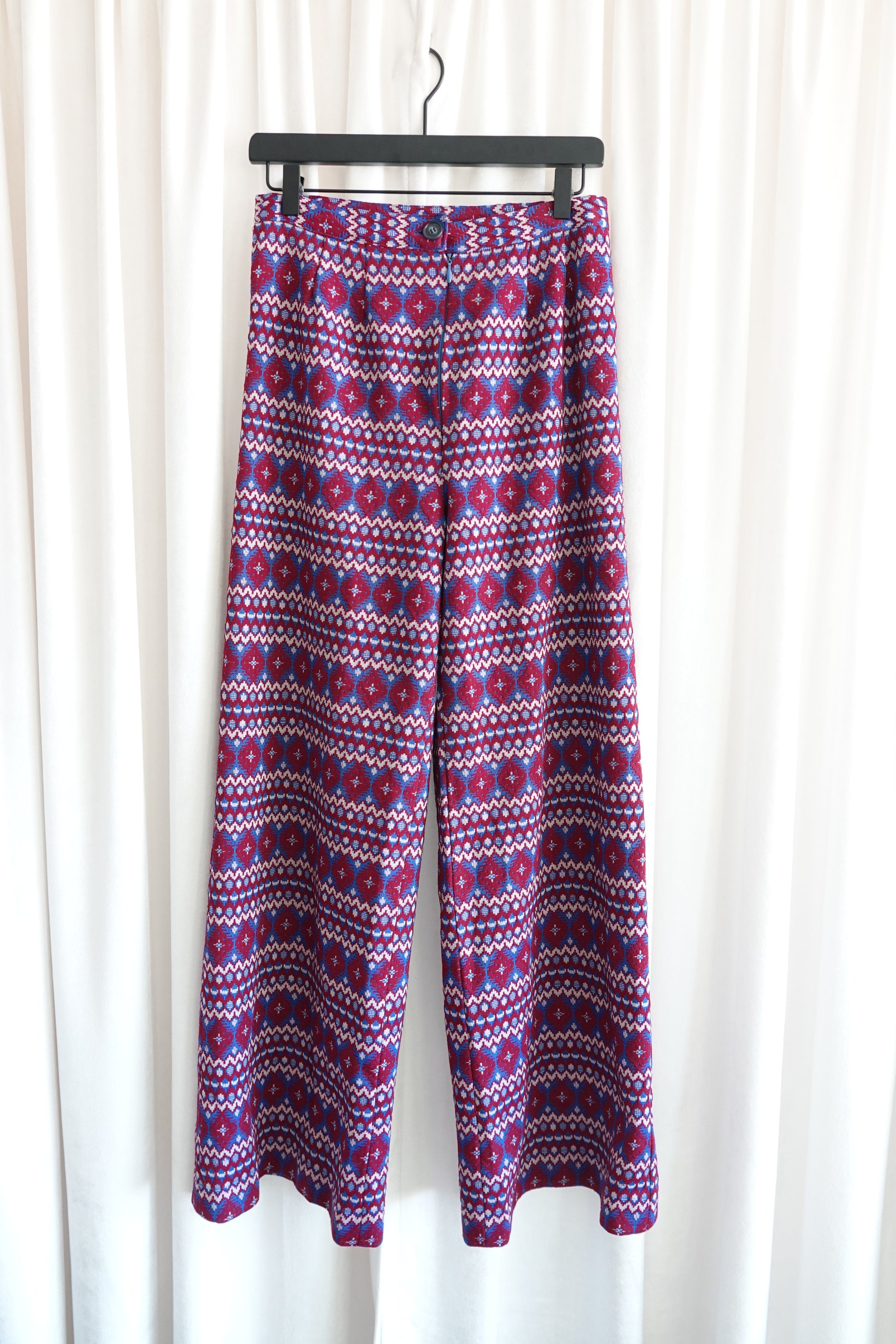 Vintage 1970s Fair Isle knit set, full length — Disco Palma