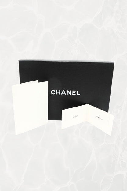 Chanel black grosgrain and satin bow slingback flats, full pair on white — Disco Palma