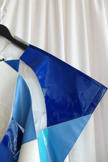 Junya Watanabe COMME des GARÇONS SS2015 panel top, mixed-media surface detail — Disco Palma