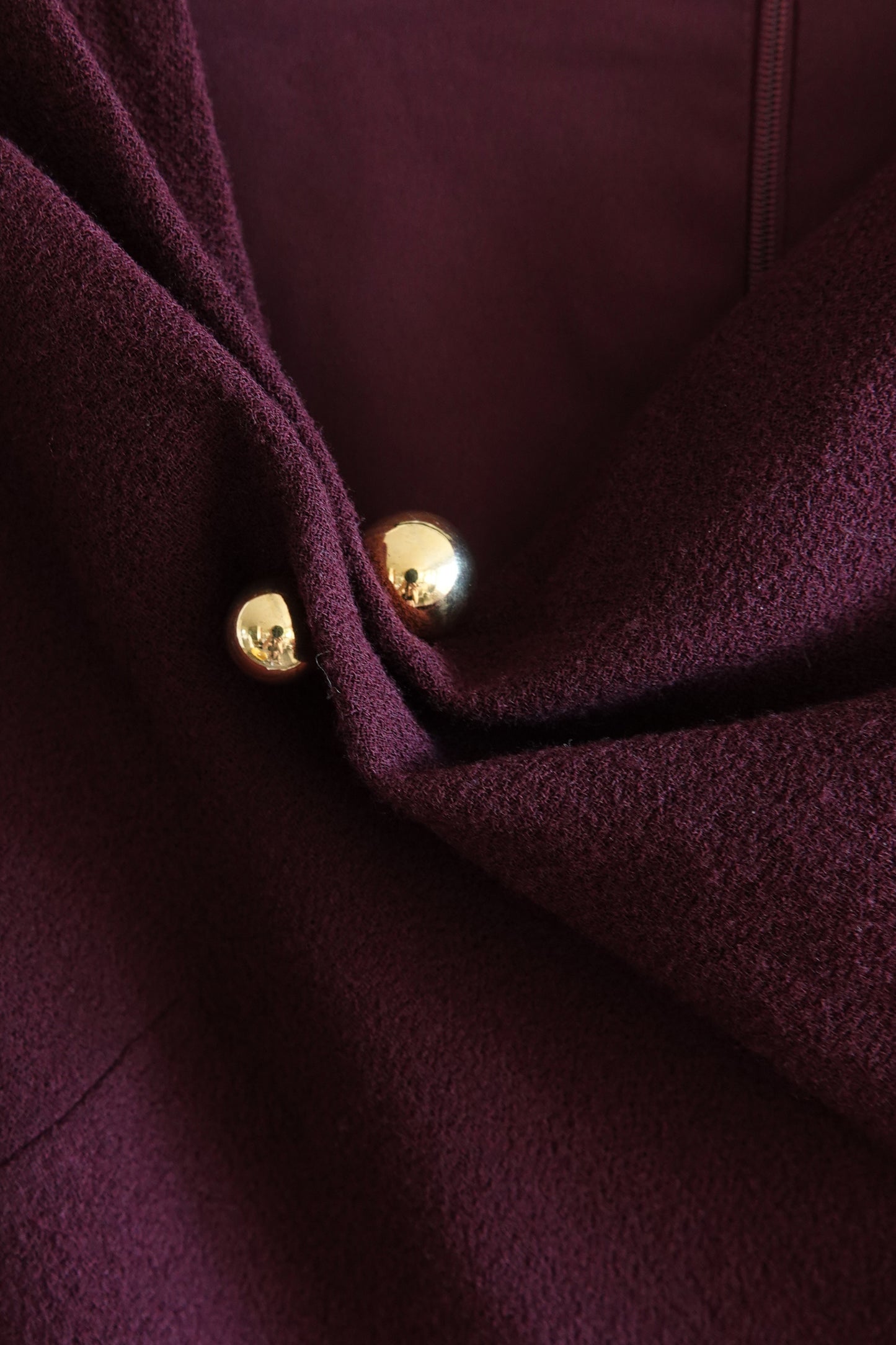 Roland Mouret burgundy pencil dress, label and care tag — Disco Palma