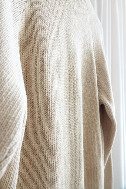 Vintage Polo Unisex 1989 Lambsuede & Silk Knit Cardigan