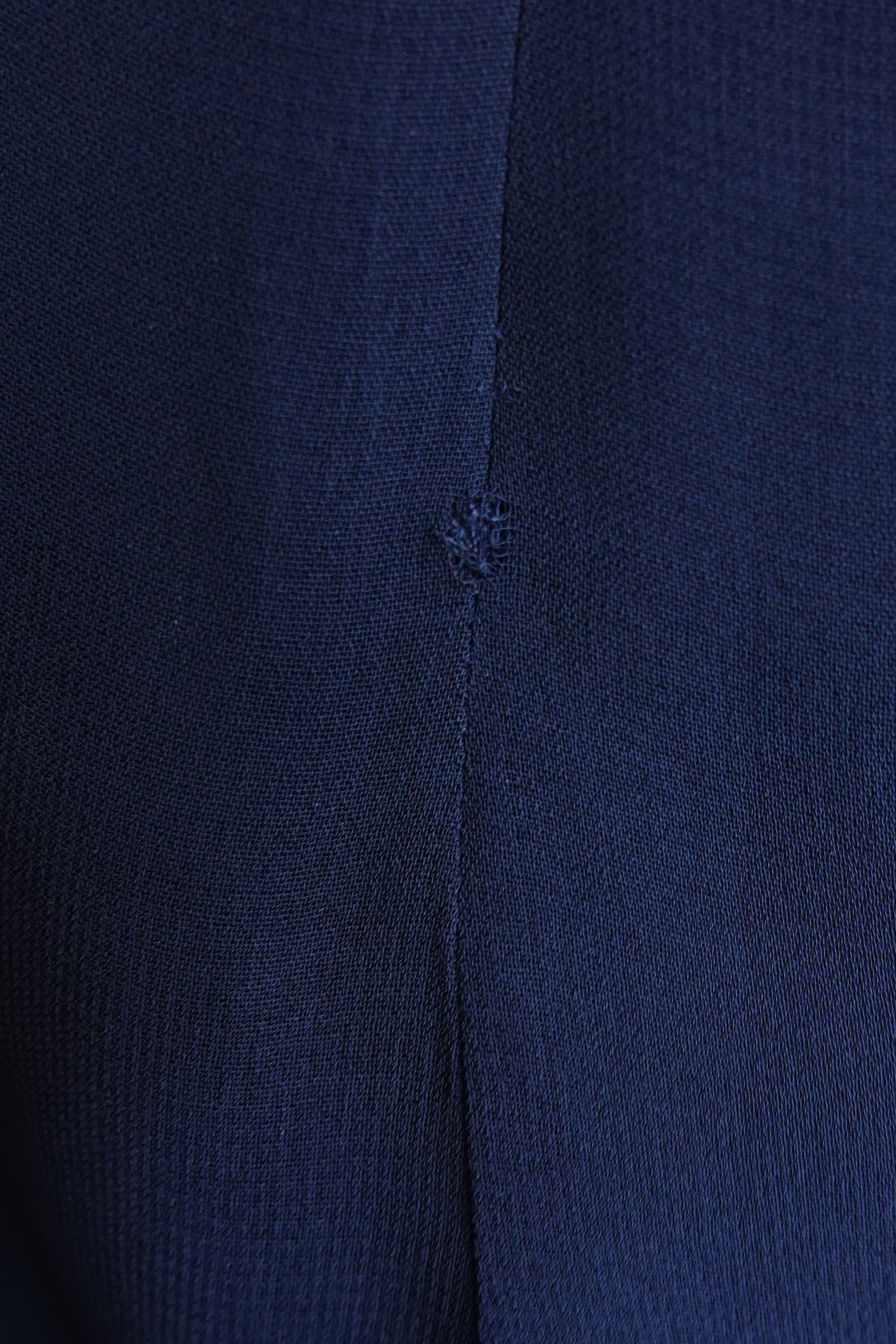Isabel Ardee 1990s Navy Chiffon Cross-Back Cocktail Dress