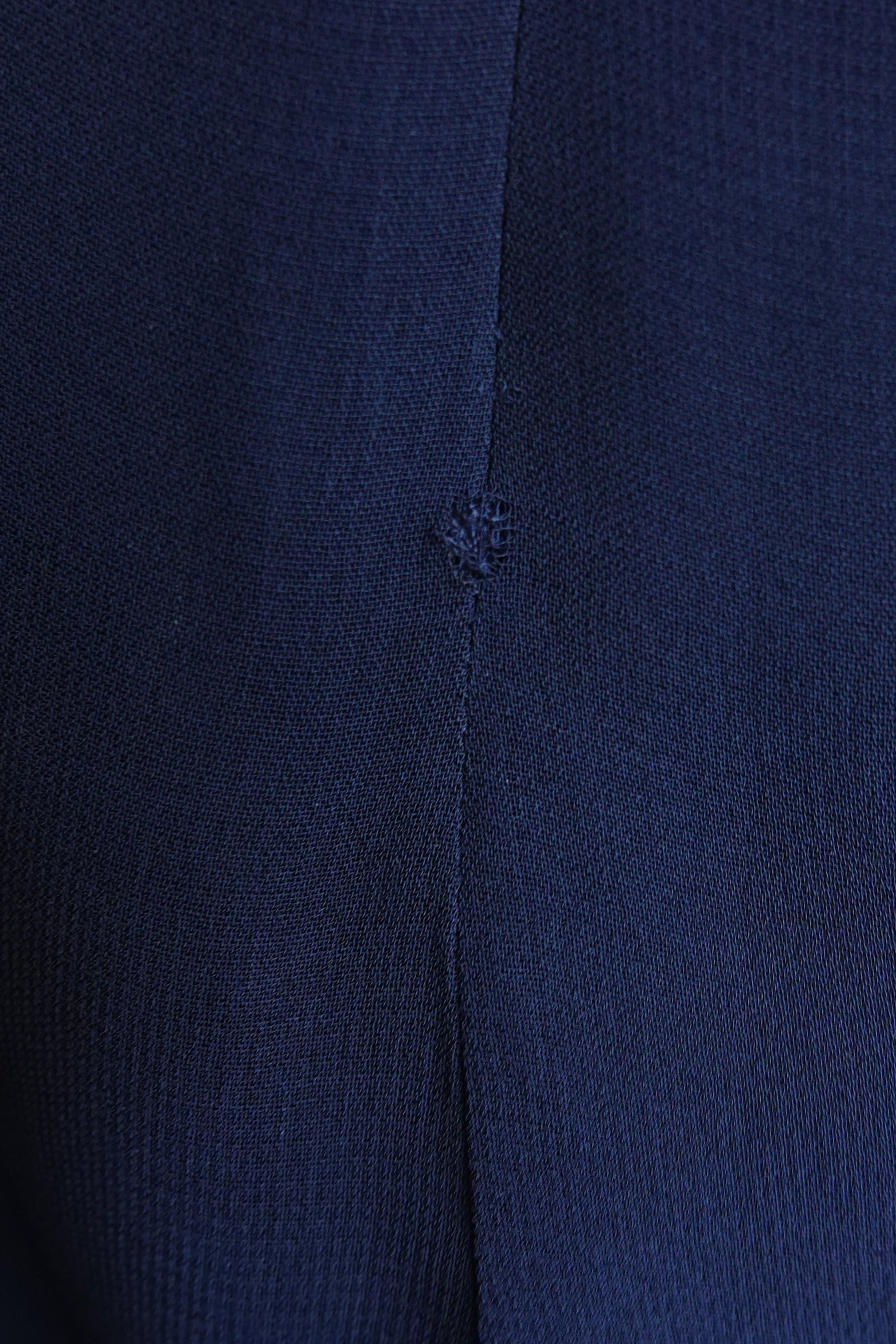 Isabel Ardee 1990s Navy Chiffon Cross-Back Cocktail Dress