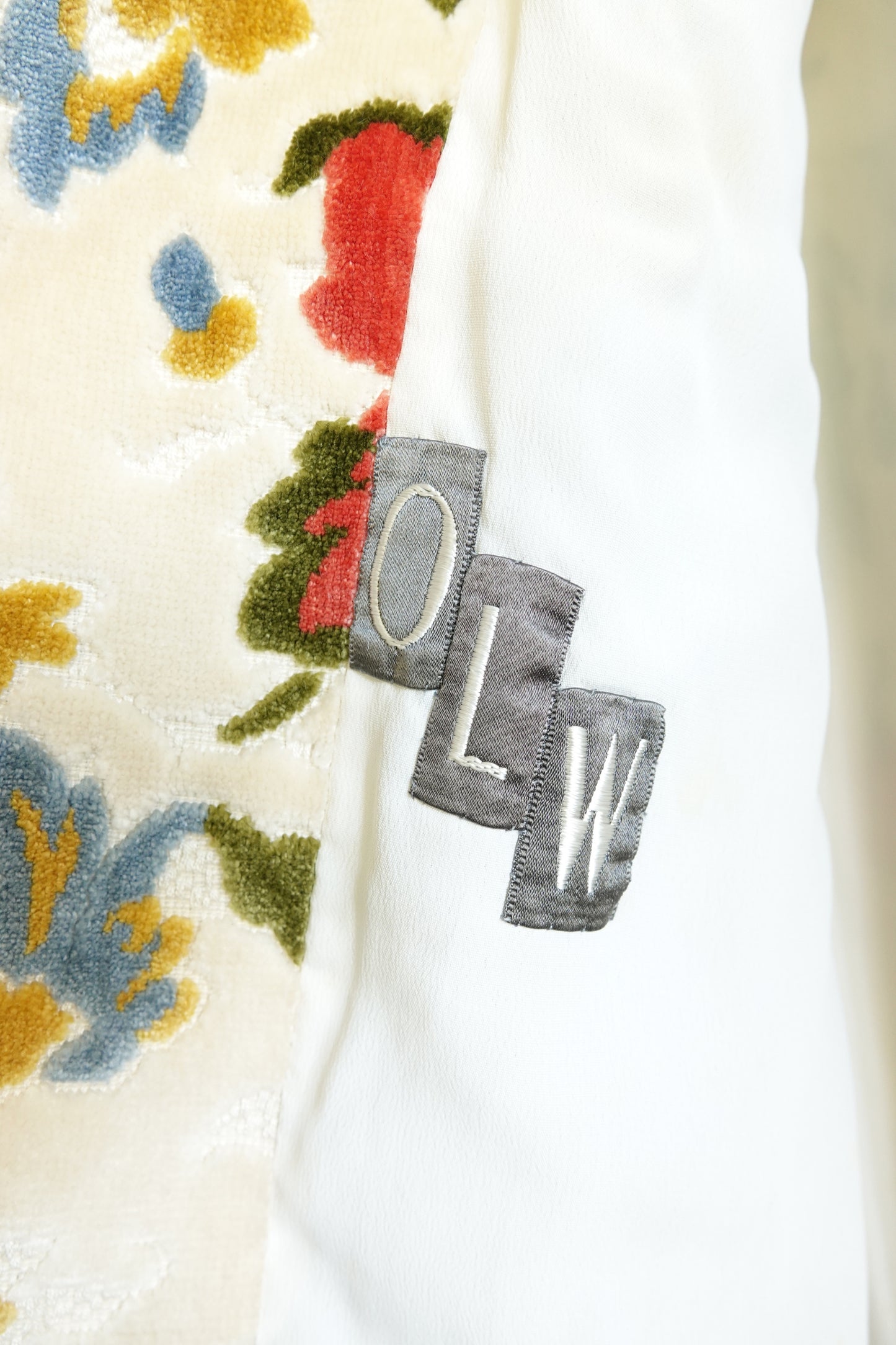 Vintage Late 1960s Floral Chenille Tapestry Coat