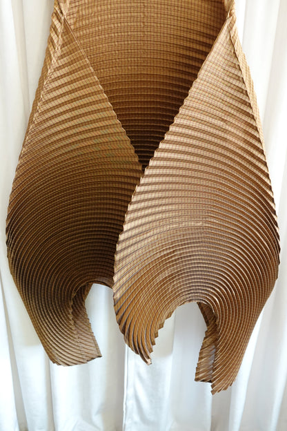 AW14 "Rhythmatic Forest" Runway Ring Pleats Transformable Sculptural Dress