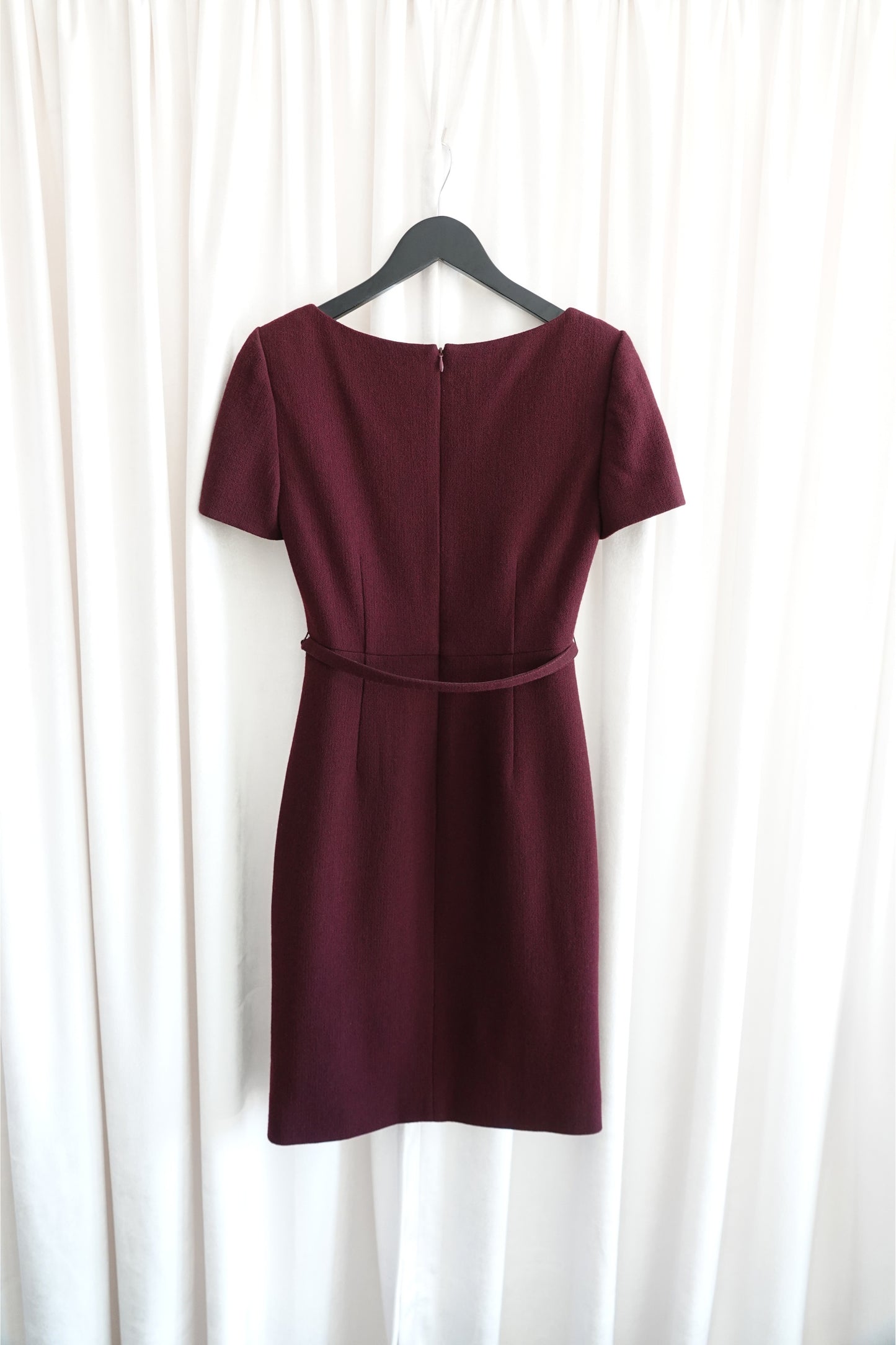 Roland Mouret AW25 Mulberry crepe pencil dress, interior label — Disco Palma