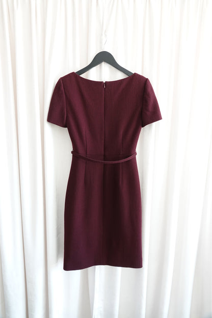 Roland Mouret AW25 Mulberry crepe pencil dress, interior label — Disco Palma