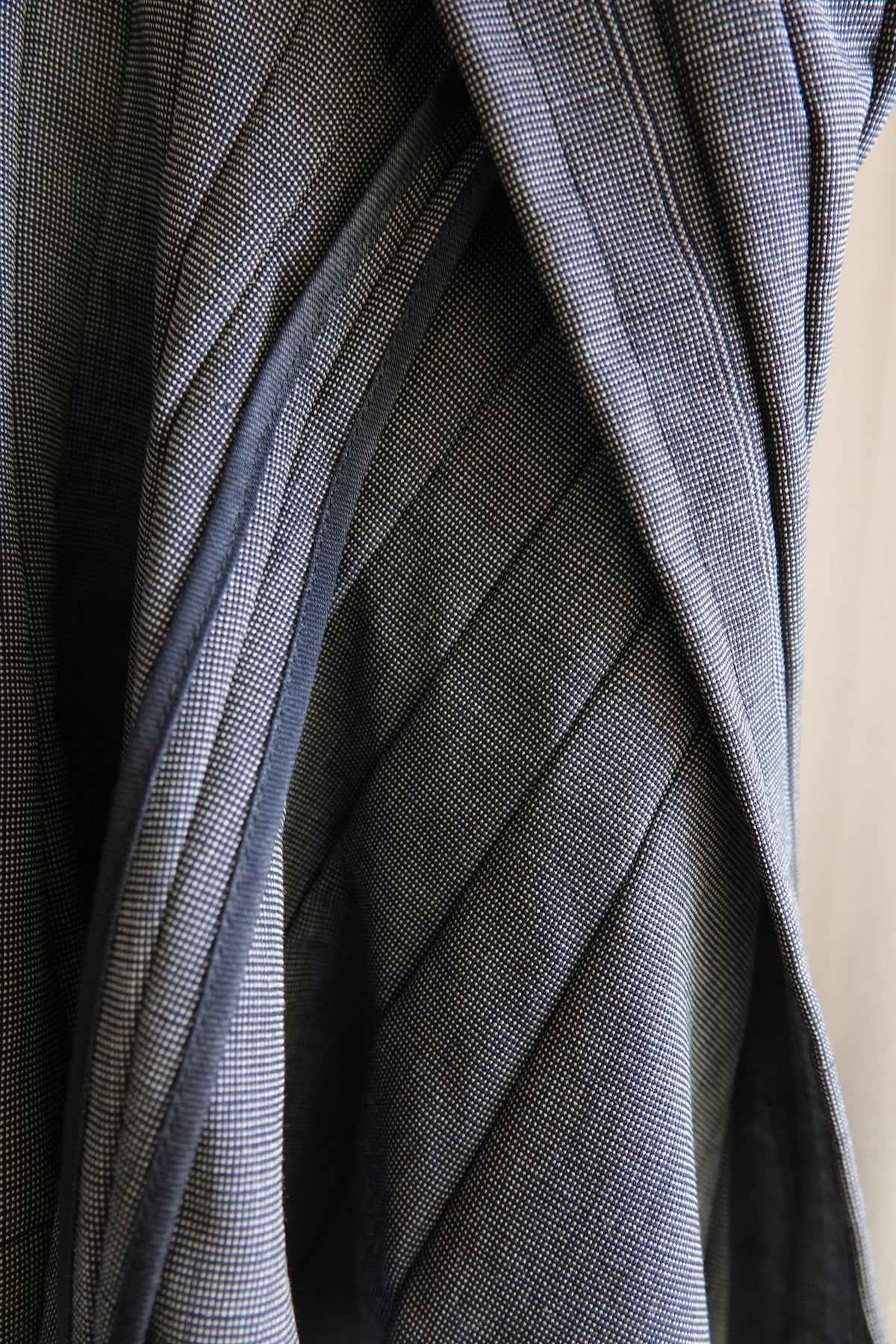 Junya Watanabe Comme des Garçons AD 1996 Embroidered Pleated Glen Check Vest