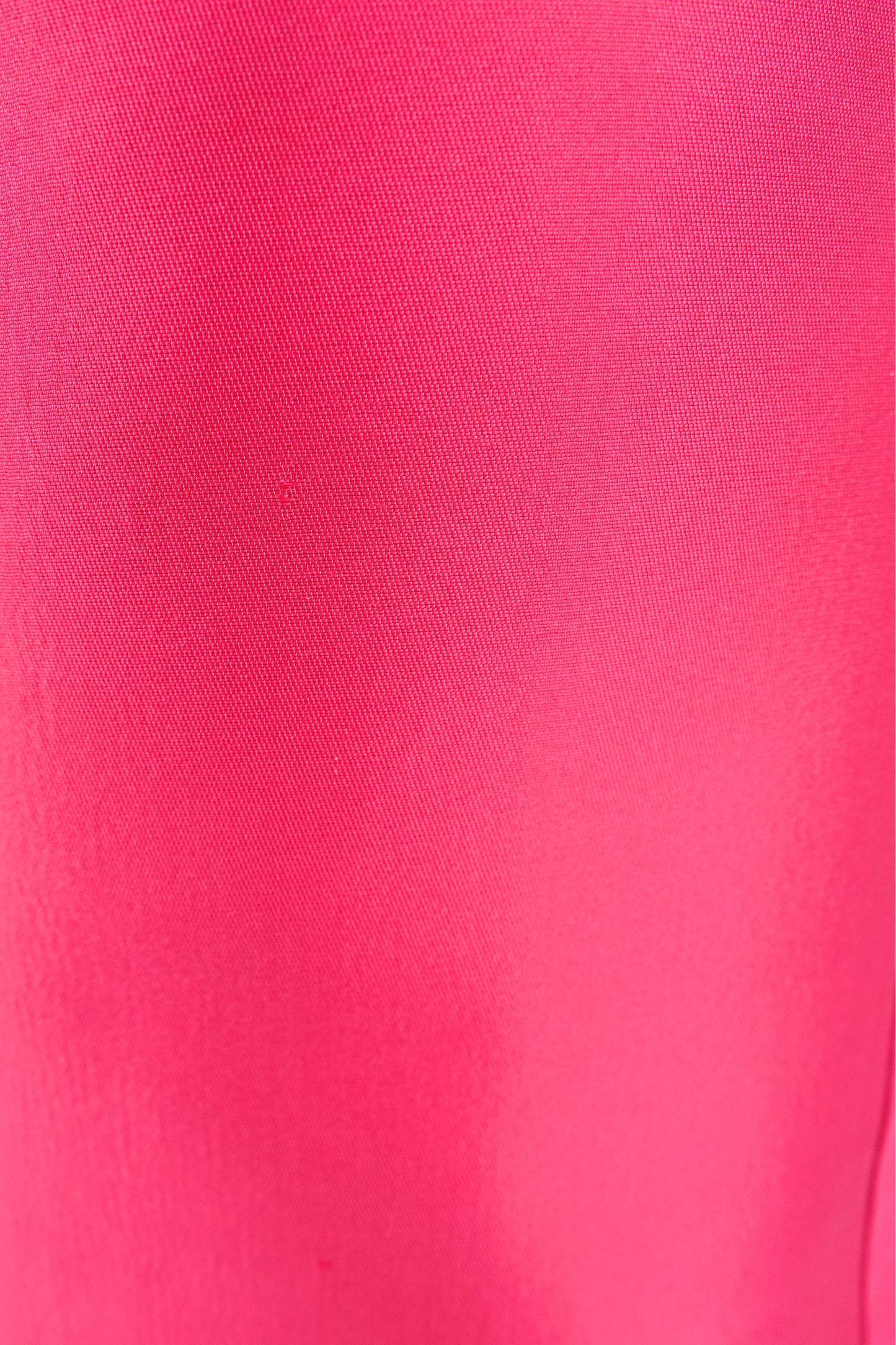 Condition detail — vintage 1960s hot pink fuchsia shift dress