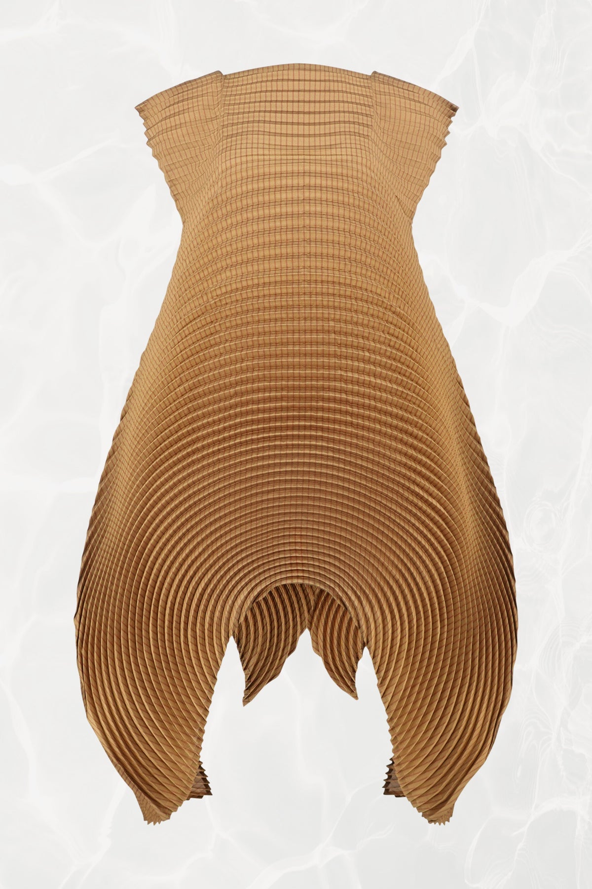 AW14 "Rhythmatic Forest" Runway Ring Pleats Transformable Sculptural Dress