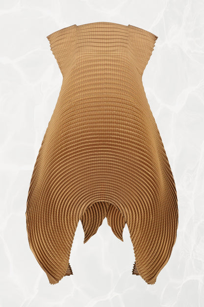 AW14 "Rhythmatic Forest" Runway Ring Pleats Transformable Sculptural Dress