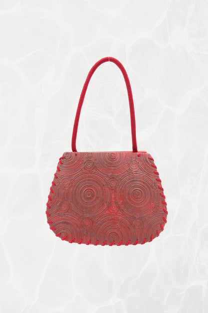 Molded Acrylic & Laced Net Handbag, c. Late 90's - Early 00's