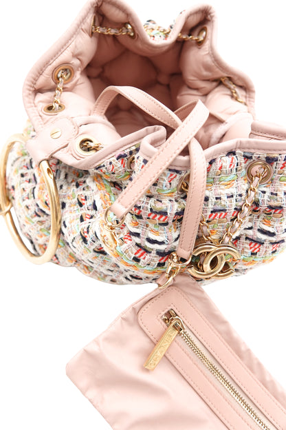 Resort 17 Cuba Collection Tweed 'Chesterfield' Bucket Bag
