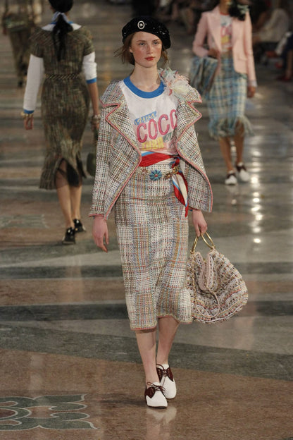 Resort 17 Cuba Collection Tweed 'Chesterfield' Bucket Bag