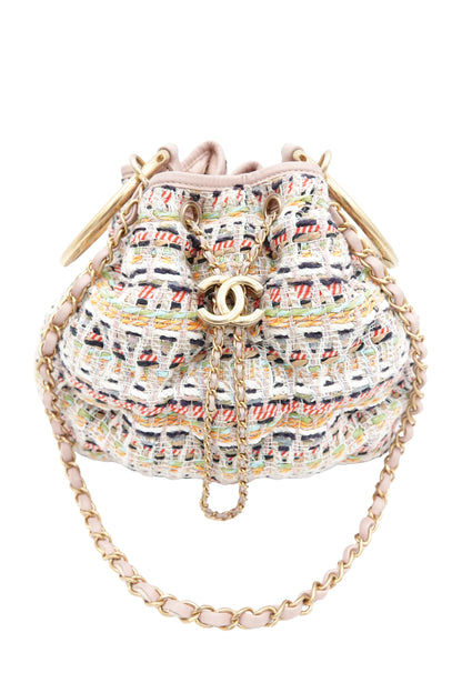 Resort 17 Cuba Collection Tweed 'Chesterfield' Bucket Bag