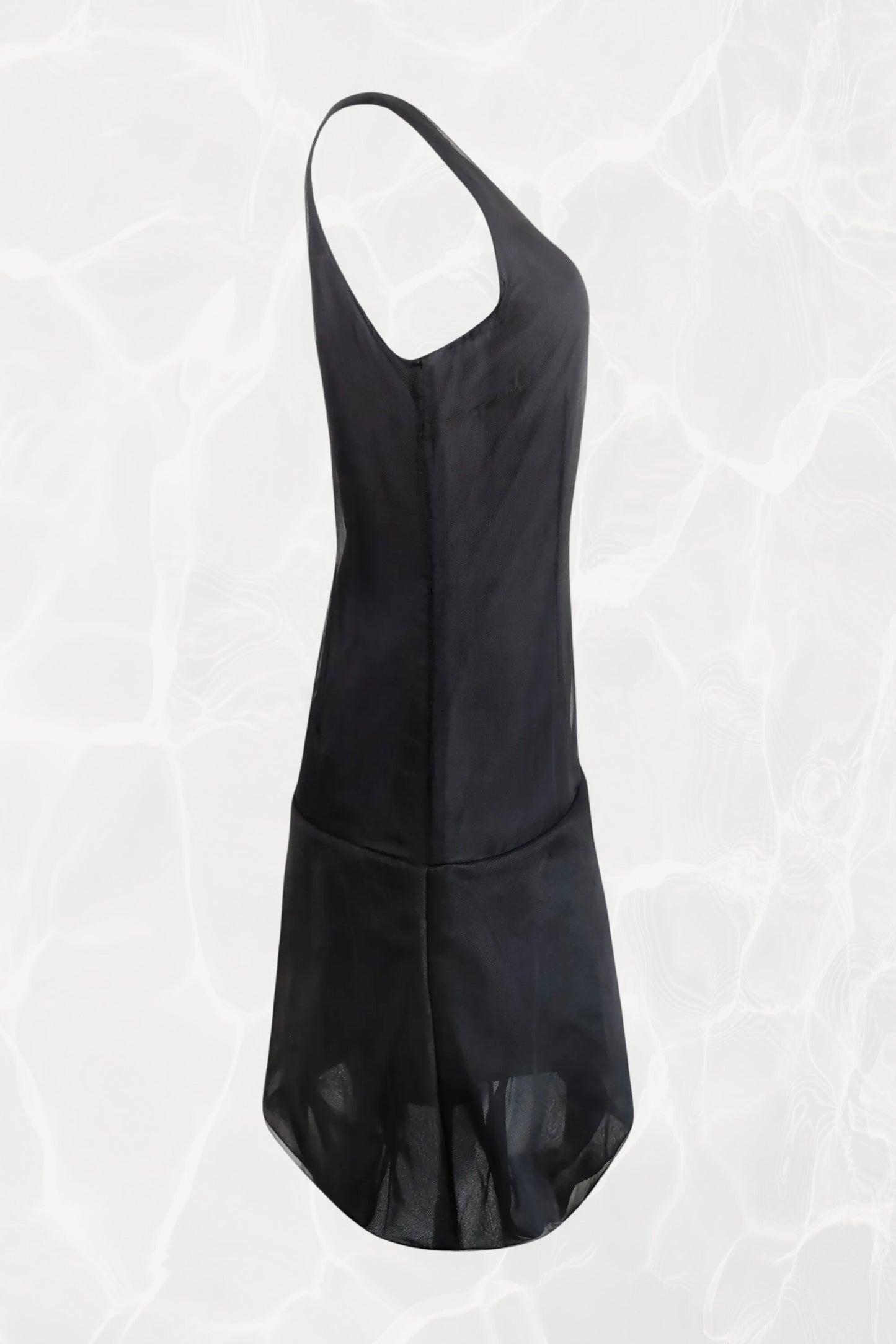 Helmut Lang SS00 Silk Organza Balloon Dress