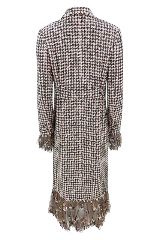 Chanel by Karl Lagerfeld 2008 Métiers d'Art Paris-London Houndstooth Tweed Coat
