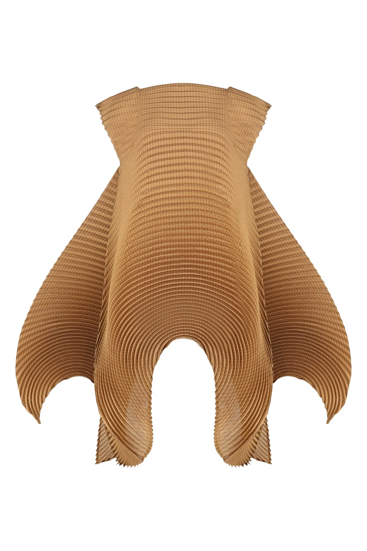 AW14 "Rhythmatic Forest" Runway Ring Pleats Transformable Sculptural Dress
