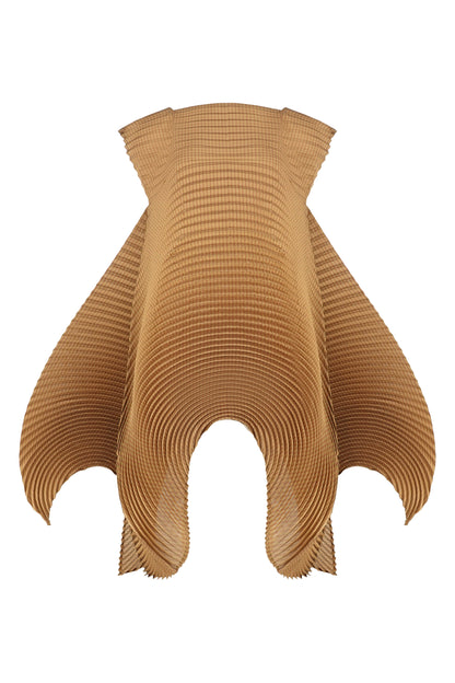 AW14 "Rhythmatic Forest" Runway Ring Pleats Transformable Sculptural Dress