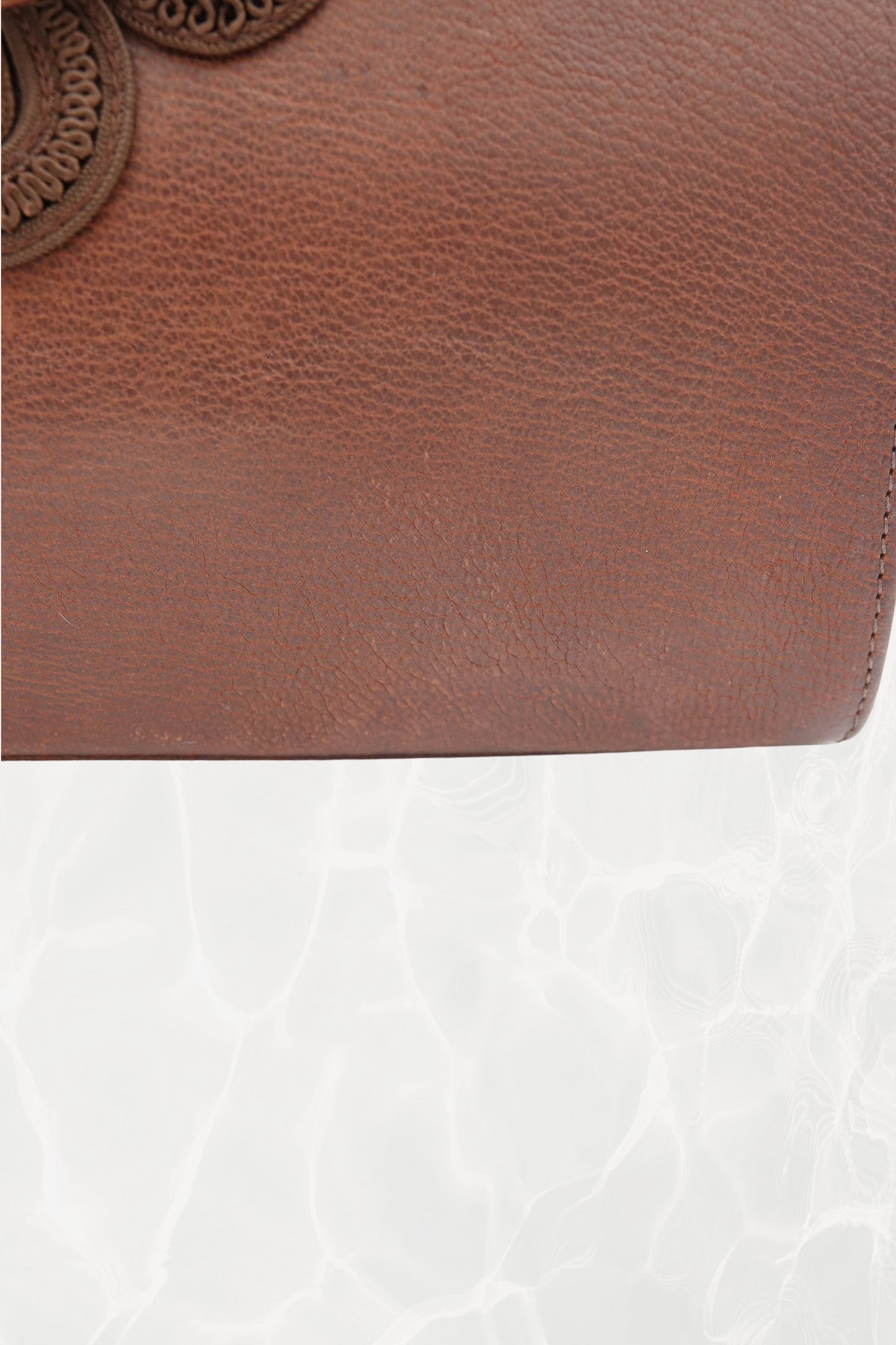 Prada Antic Passamane bag - side profile showing structured silhouette