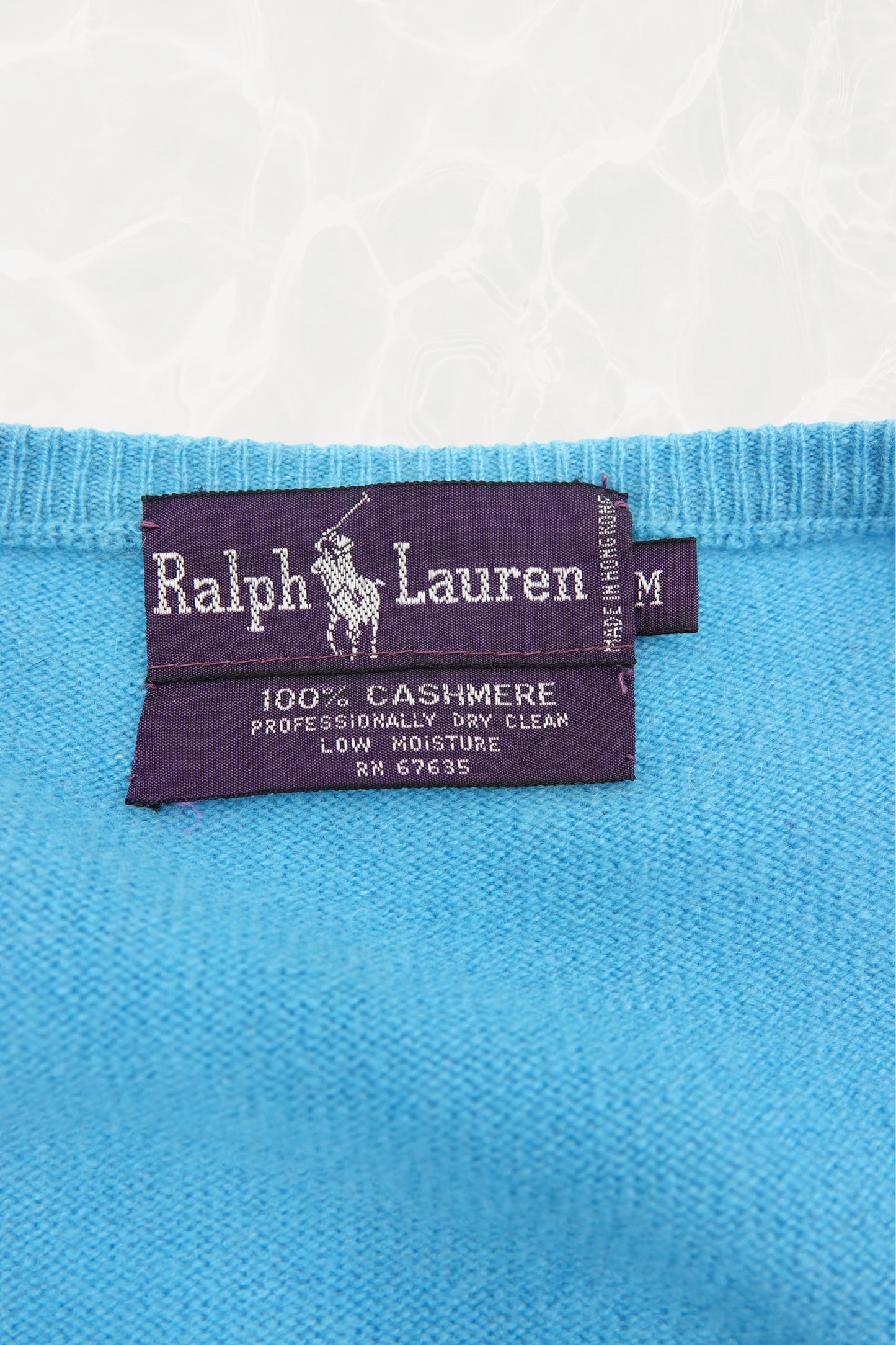 Ralph Lauren Purple Label cashmere cardigan, back view — Disco Palma