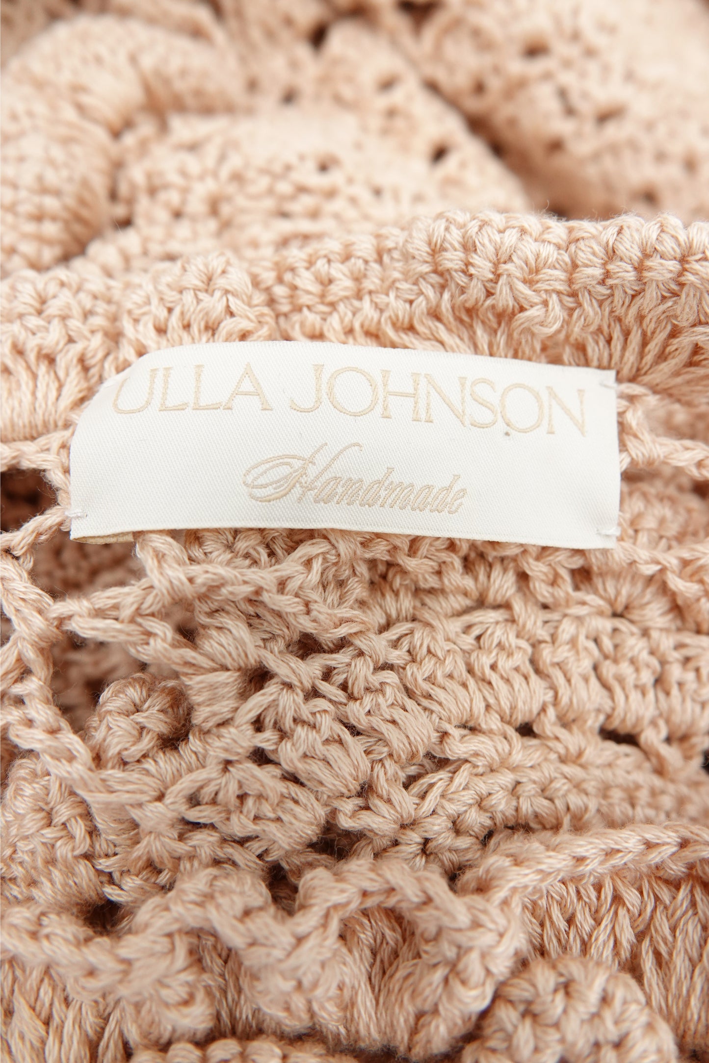 AW24 Hand Crocheted Cotton Paisley 'Kamaria' Dress