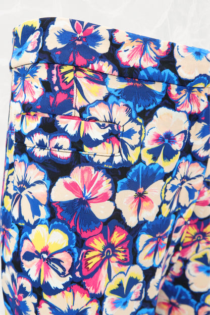 SS22 Two-Piece Fluorescent Floral Pant Set