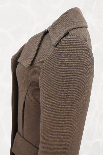 Tom Ford for Gucci FW1996 coat, shoulder and sleeve head detail — Disco Palma