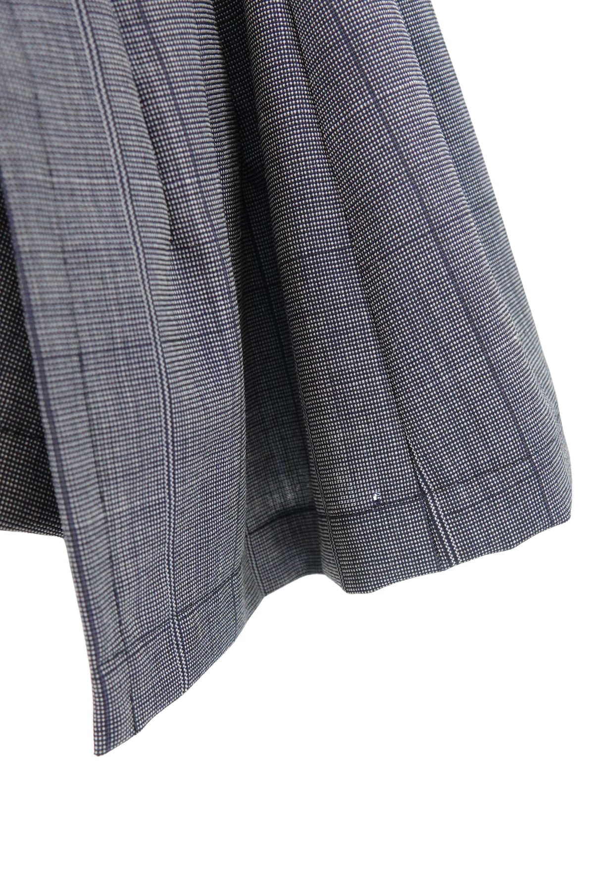 Junya Watanabe Comme des Garçons AD 1996 Embroidered Pleated Glen Check Vest