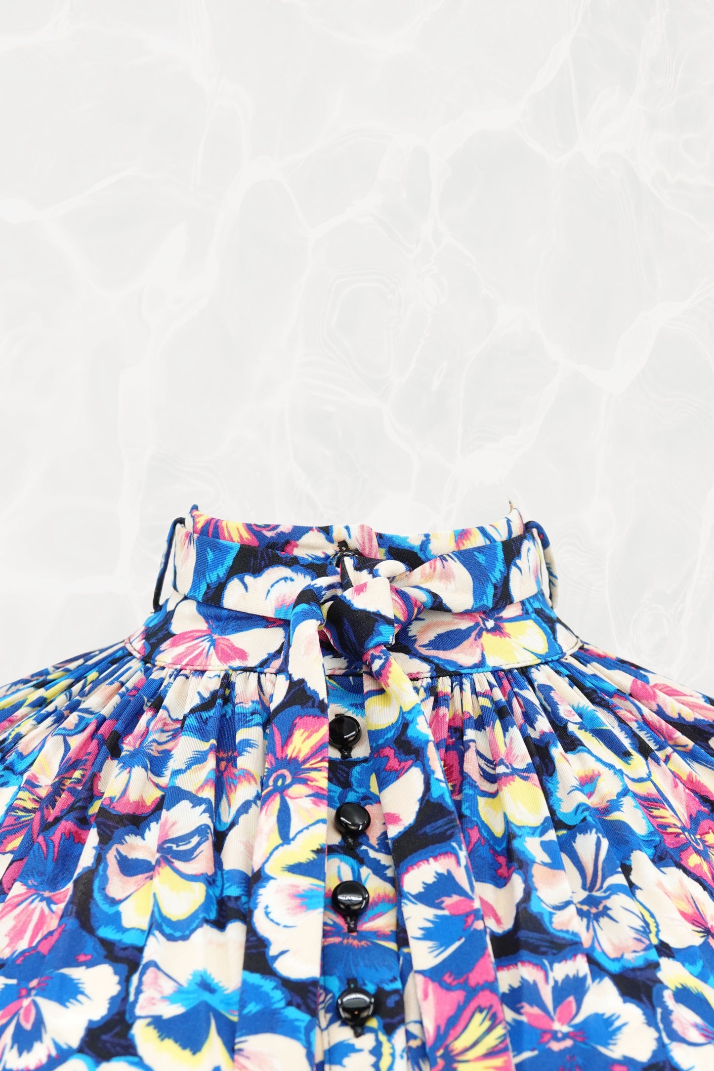 SS22 Two-Piece Fluorescent Floral Pant Set