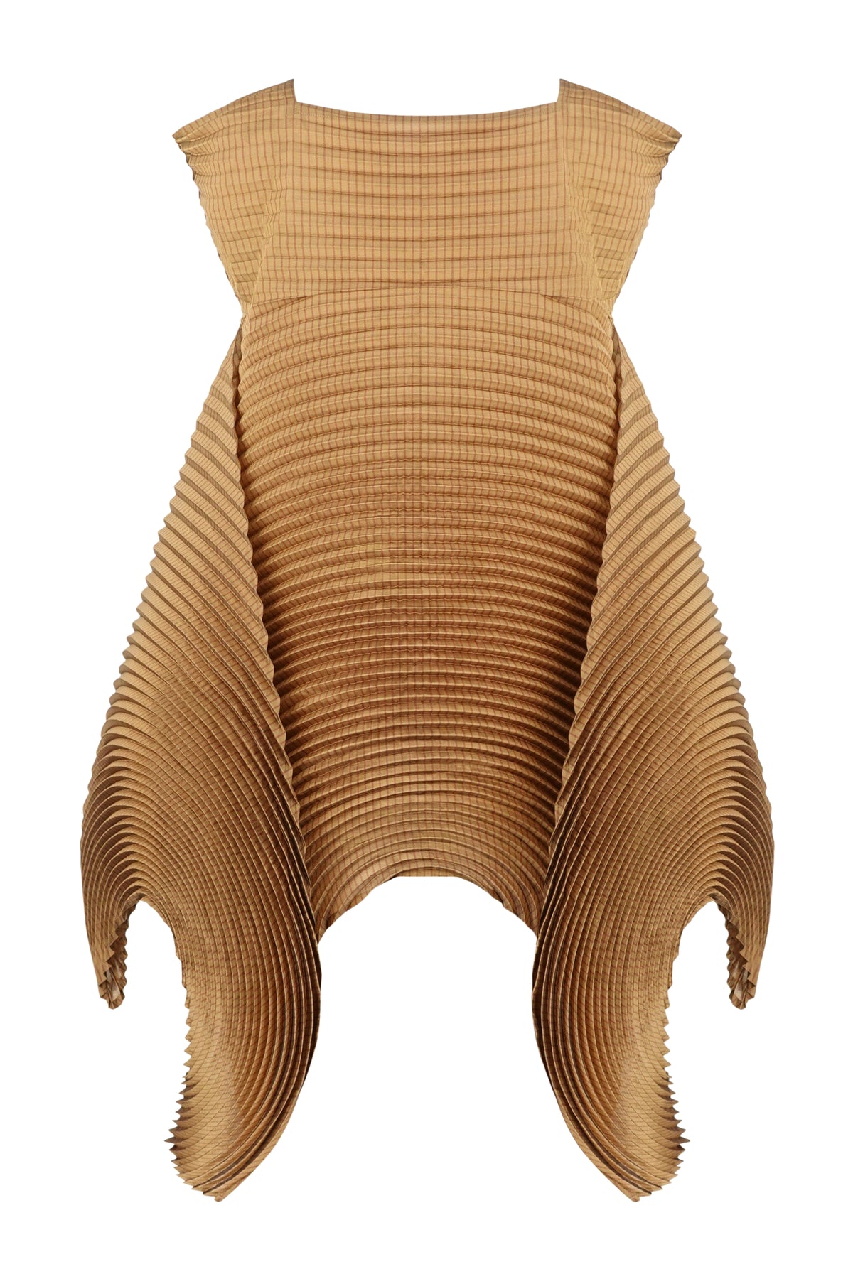 AW14 "Rhythmatic Forest" Runway Ring Pleats Transformable Sculptural Dress