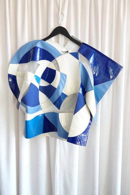 Junya Watanabe COMME des GARÇONS SS2015 panel top, back view — Disco Palma