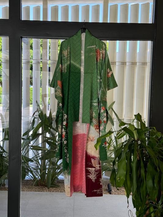 Azure Sky Vintage Kimono Style 1