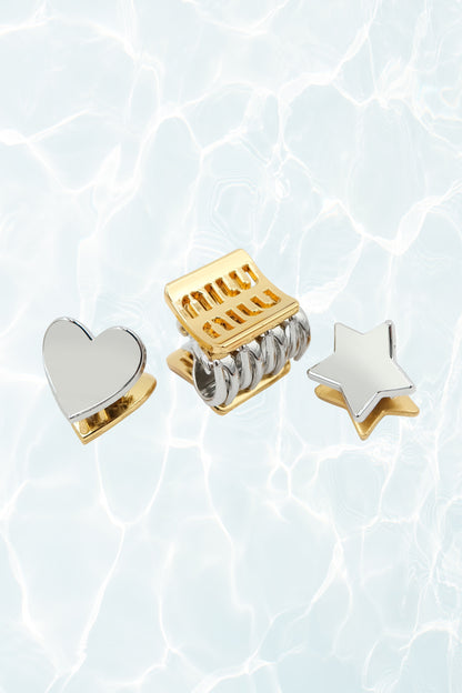 Heart & Star Mini Hair Clip Set of 3