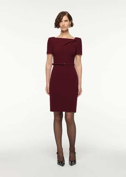 AW25 Mulberry Wool Double-Crepe Pencil Dress, New with Tags