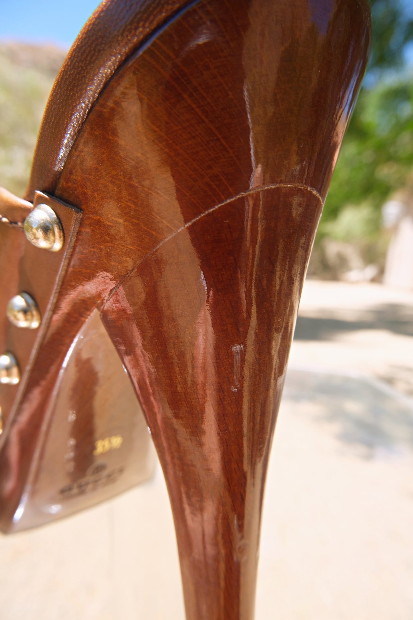 Vintage Tom Ford for Gucci Loafer Style Studded Clog Heels