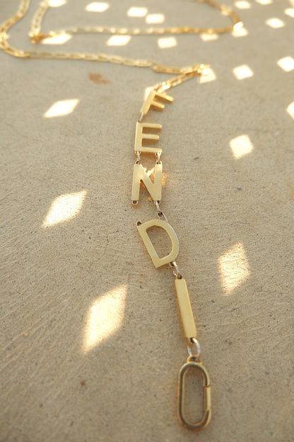 Vintage Gold Logo Chain Link Belt