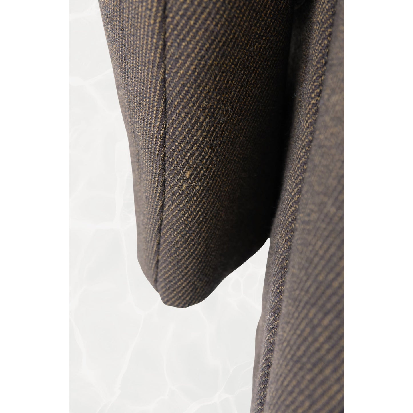 Tom Ford for Gucci FW1996 Architectural Twill Coat, Gold G Oversized Hardware