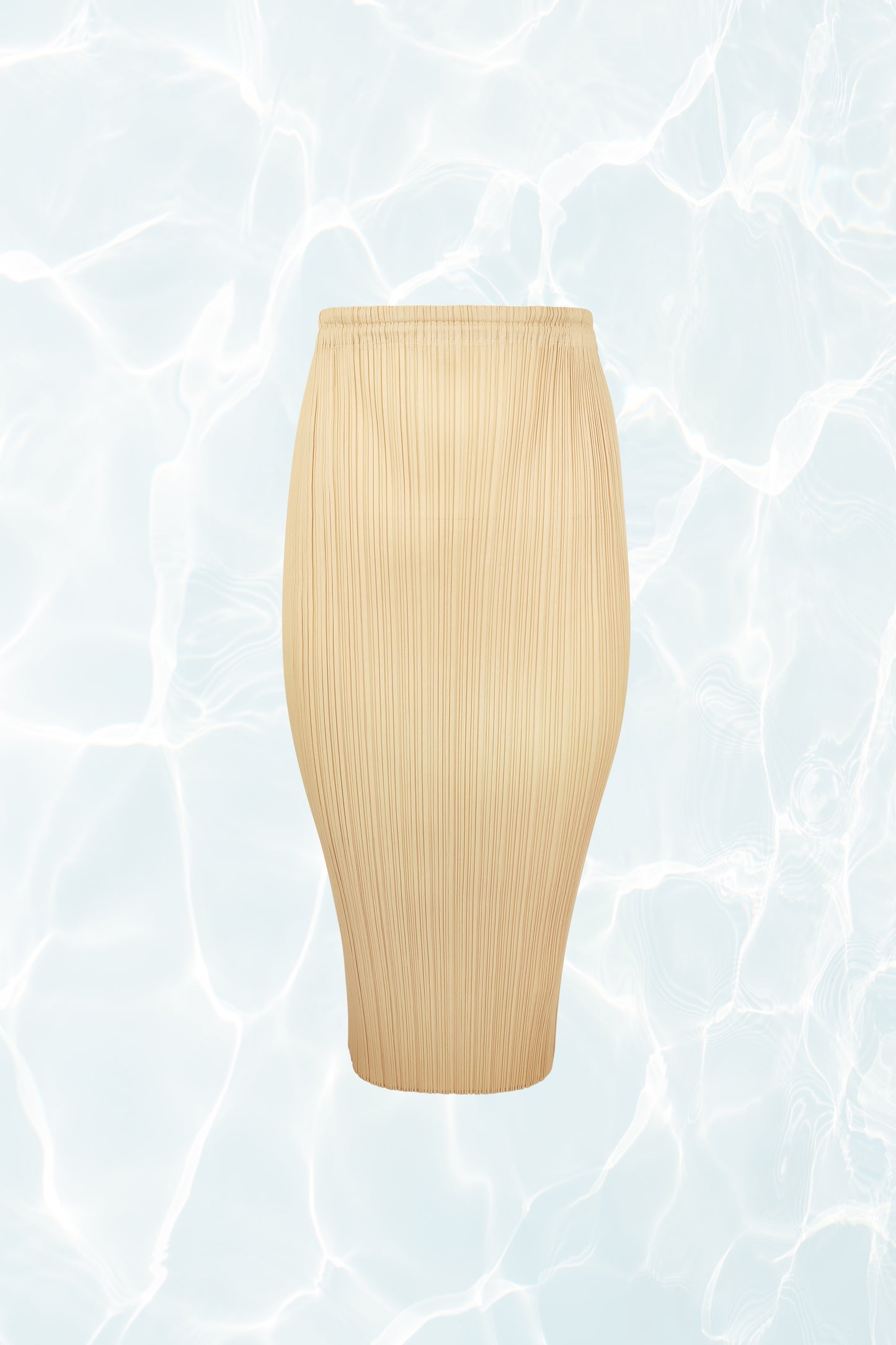 Pleats Please Beige Skirt Set