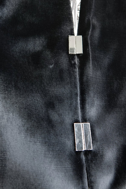 Thierry Mugler Couture velvet jacket, hardware detail -- Disco Palma
