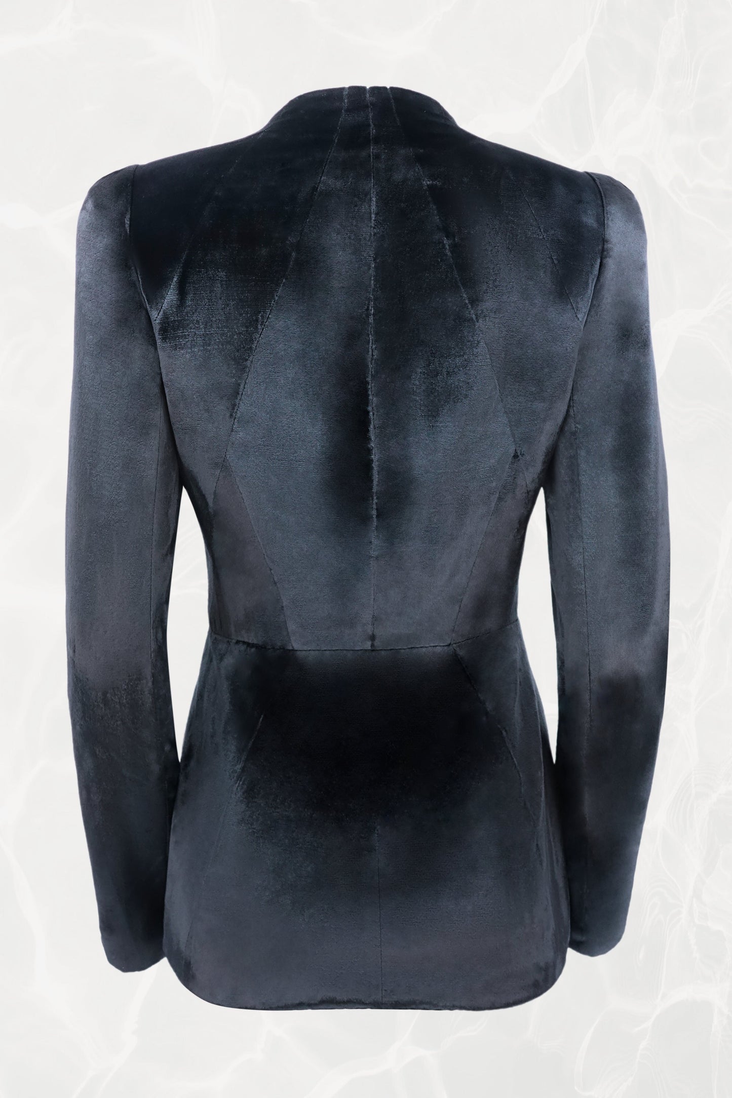 Thierry Mugler Couture velvet jacket, back view -- Disco Palma