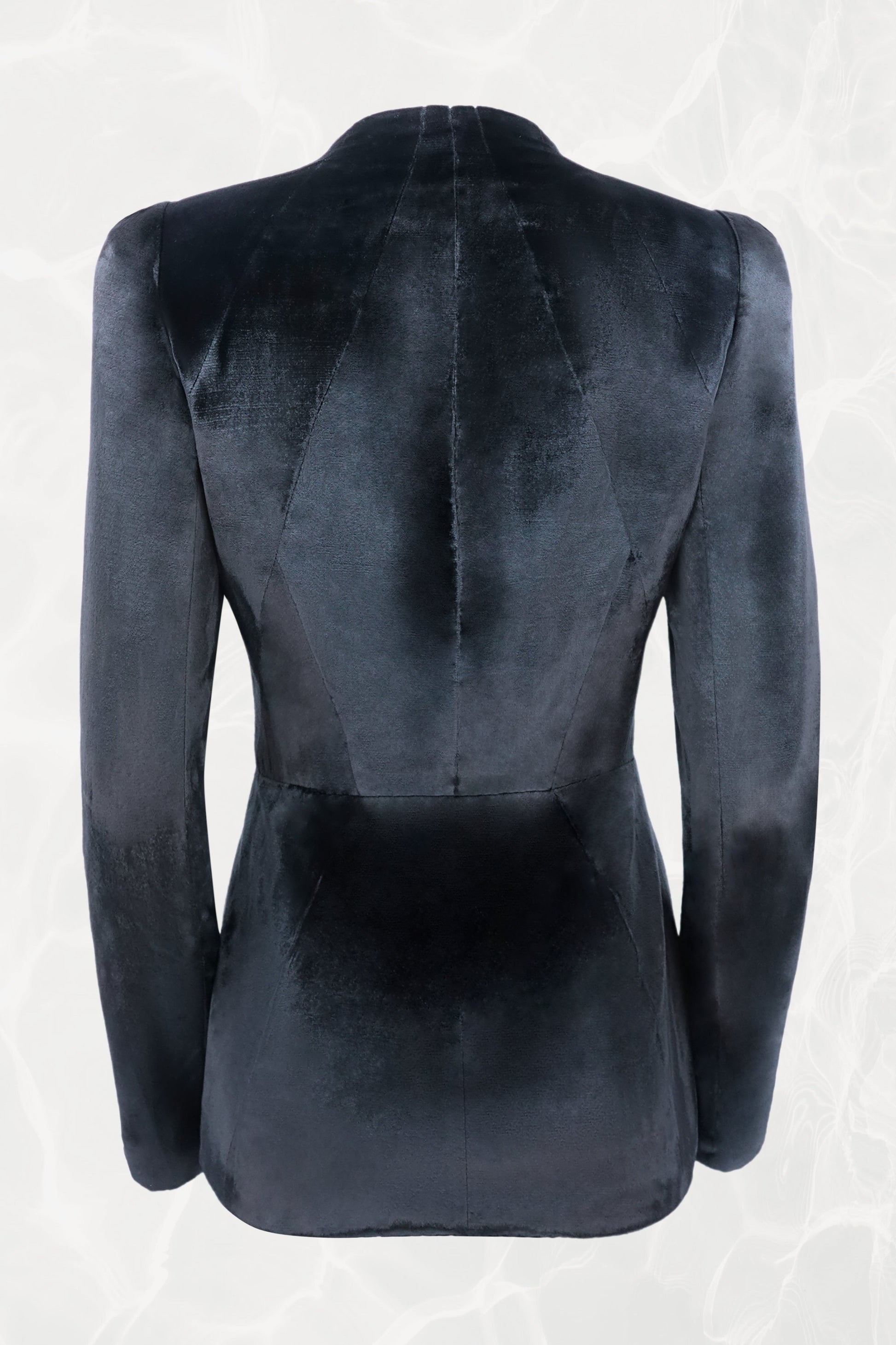 Thierry Mugler Couture velvet jacket, back view -- Disco Palma