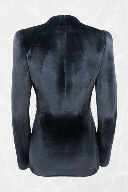 Thierry Mugler Couture velvet jacket, back view -- Disco Palma