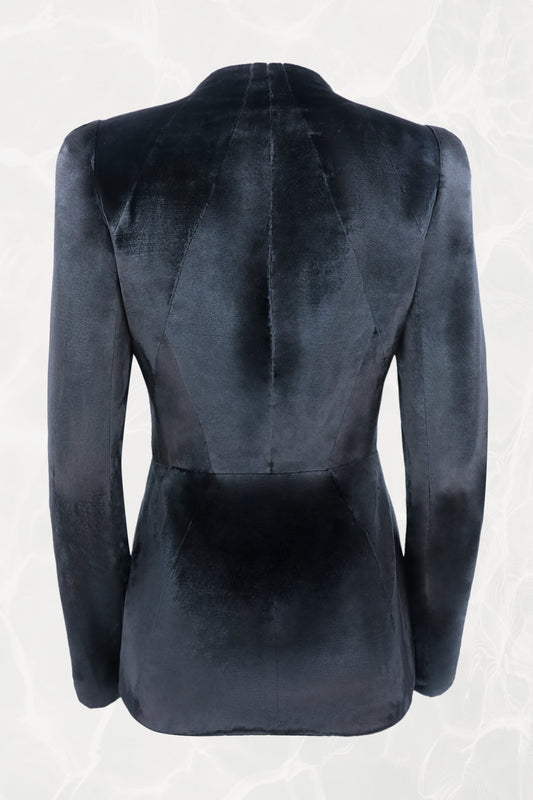 Thierry Mugler Couture velvet jacket, back view -- Disco Palma