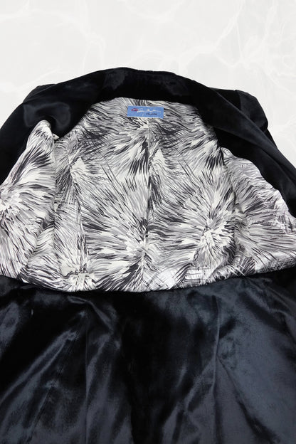 Thierry Mugler Couture velvet jacket, interior lining -- Disco Palma